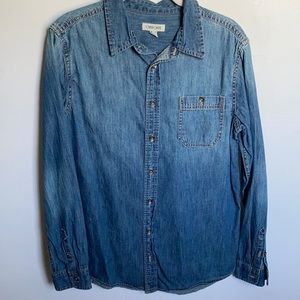 Kids Blue Jean button down  XL/16